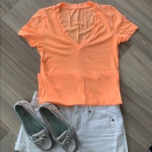 Neon Orange Vintage Cotton T-Shirt (J. Crew)